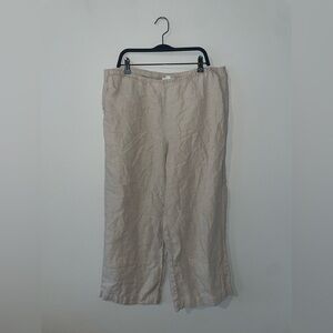 J.jill Linen SZ M Linen pants